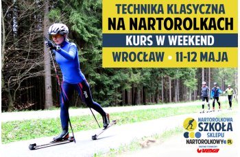 Zapisy na kurs biegania techniką klasyczną na nartorolkach - 11-12 maja 2024